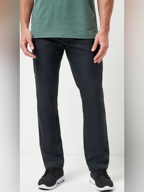 Travis Mathew Black Open to Close Pants Size 38 Original Office Golf Euc